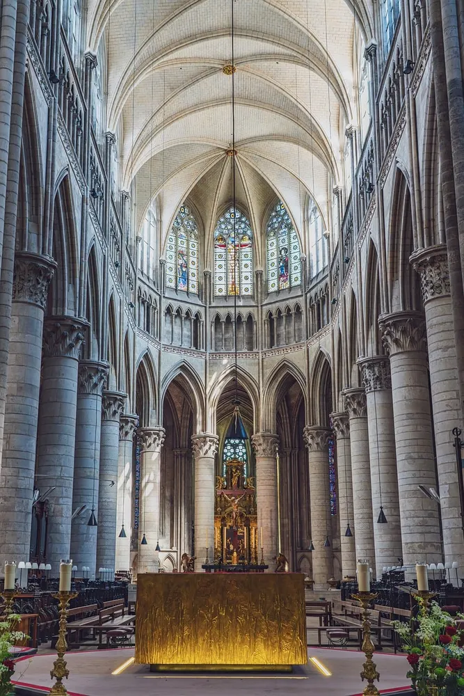 Rouen cathedral interior