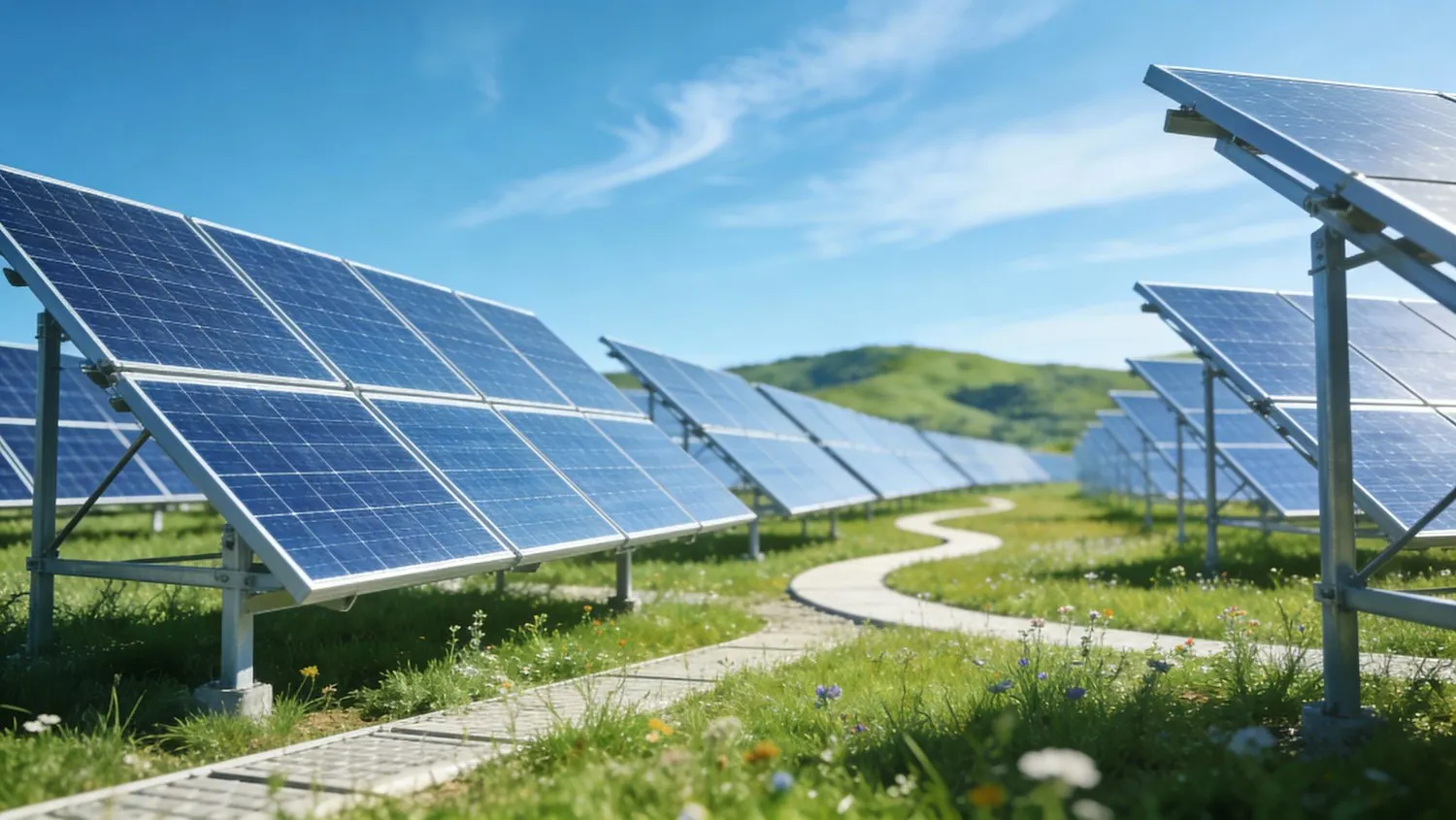 Solar Panel Field
