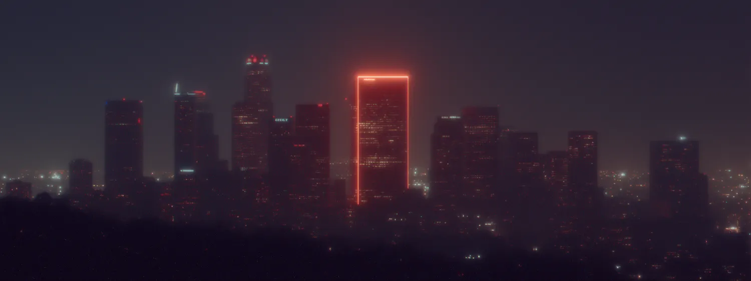 Modern Kenyan Skyline at Night