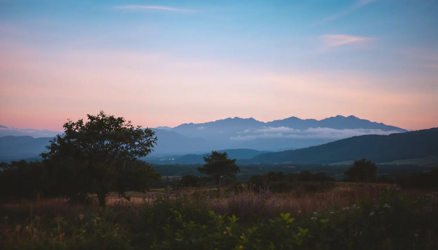 Serene Landscape of Mt Longonot at Dawn