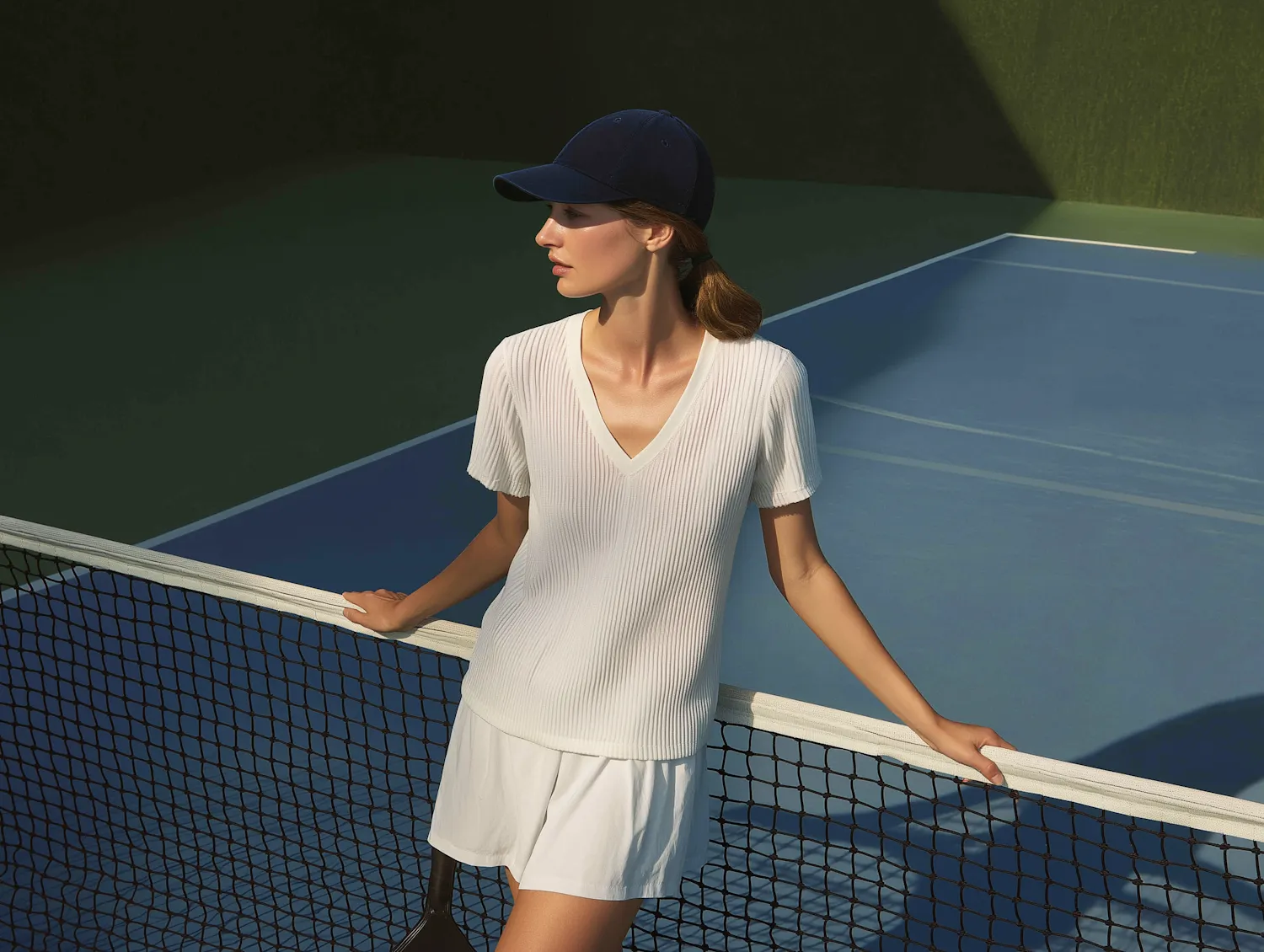 Professional tennis coaching in progress