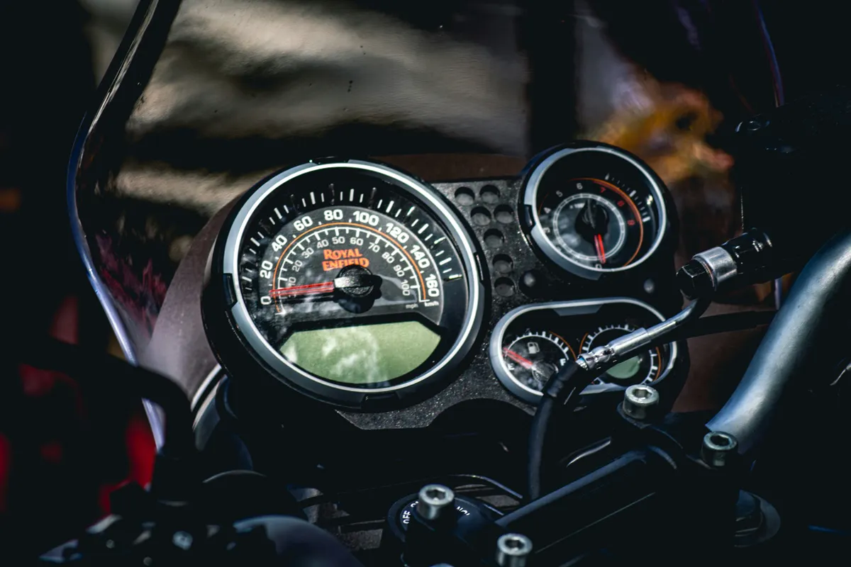 Motorbike dashboard