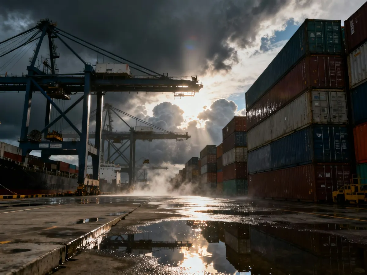 Modern logistics hub in Nairobi