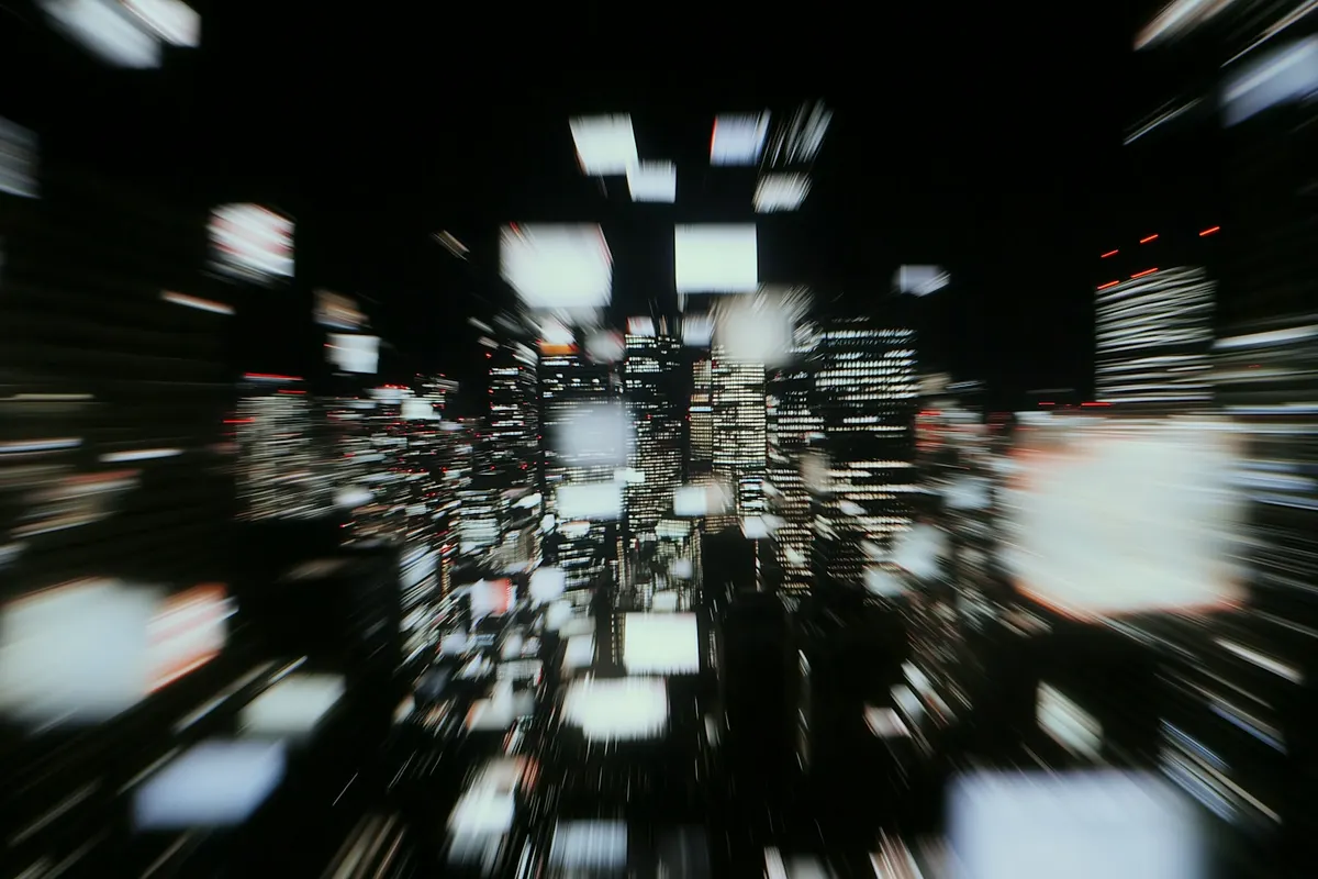 Abstract night cityscape representing Gauteng operations