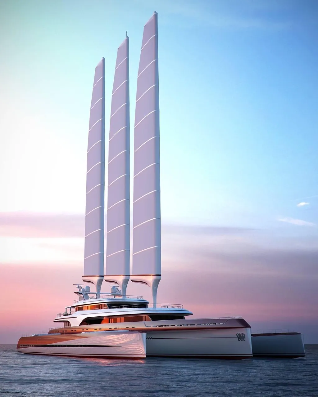 Luxury yacht anchored near Clifton Beach