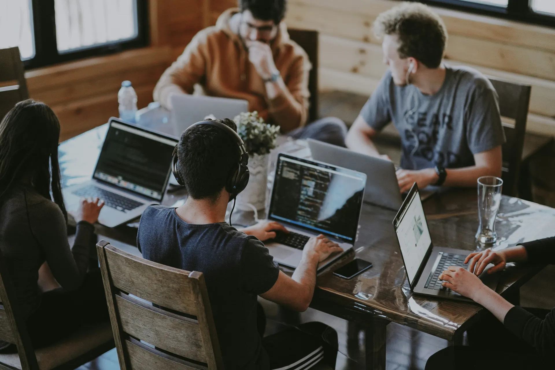 software developers coding team collaboration