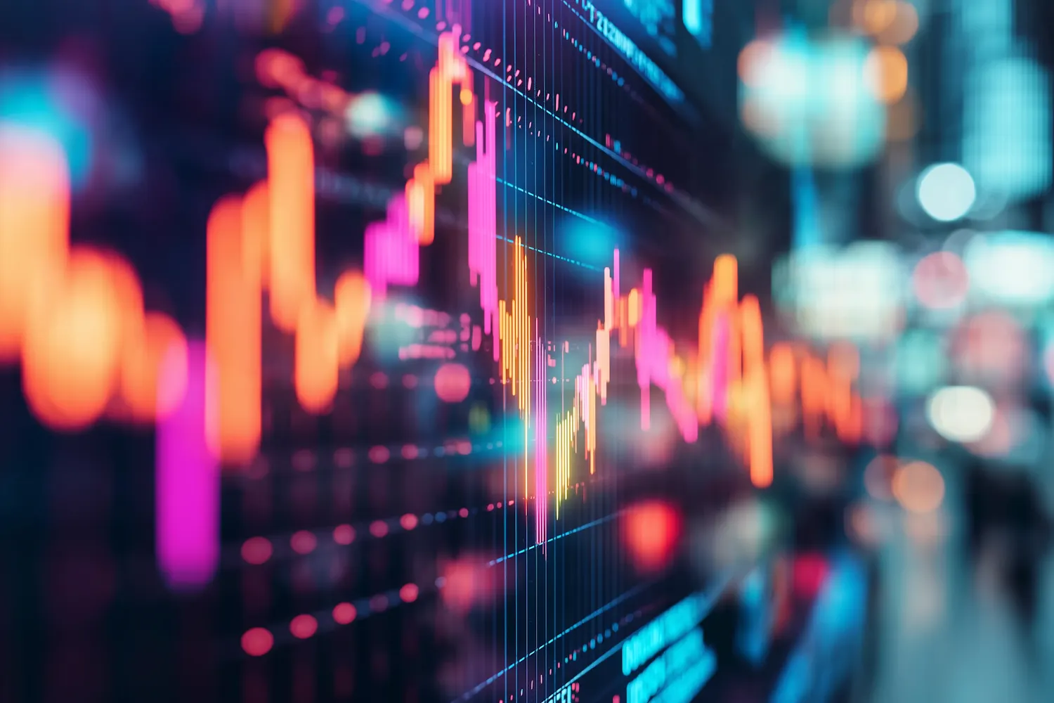 Futuristic Stock Chart
