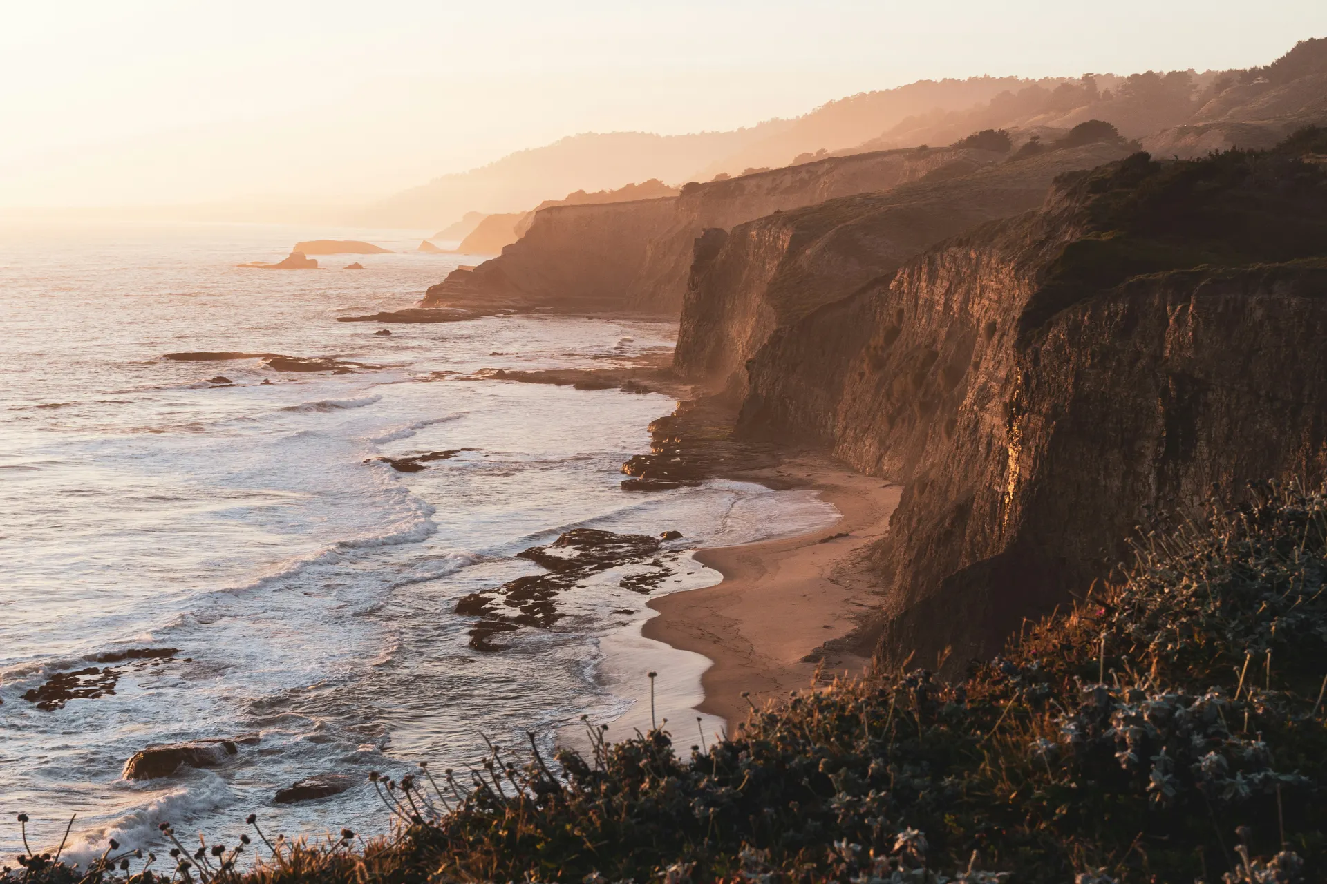 St. Johns coastline at dusk