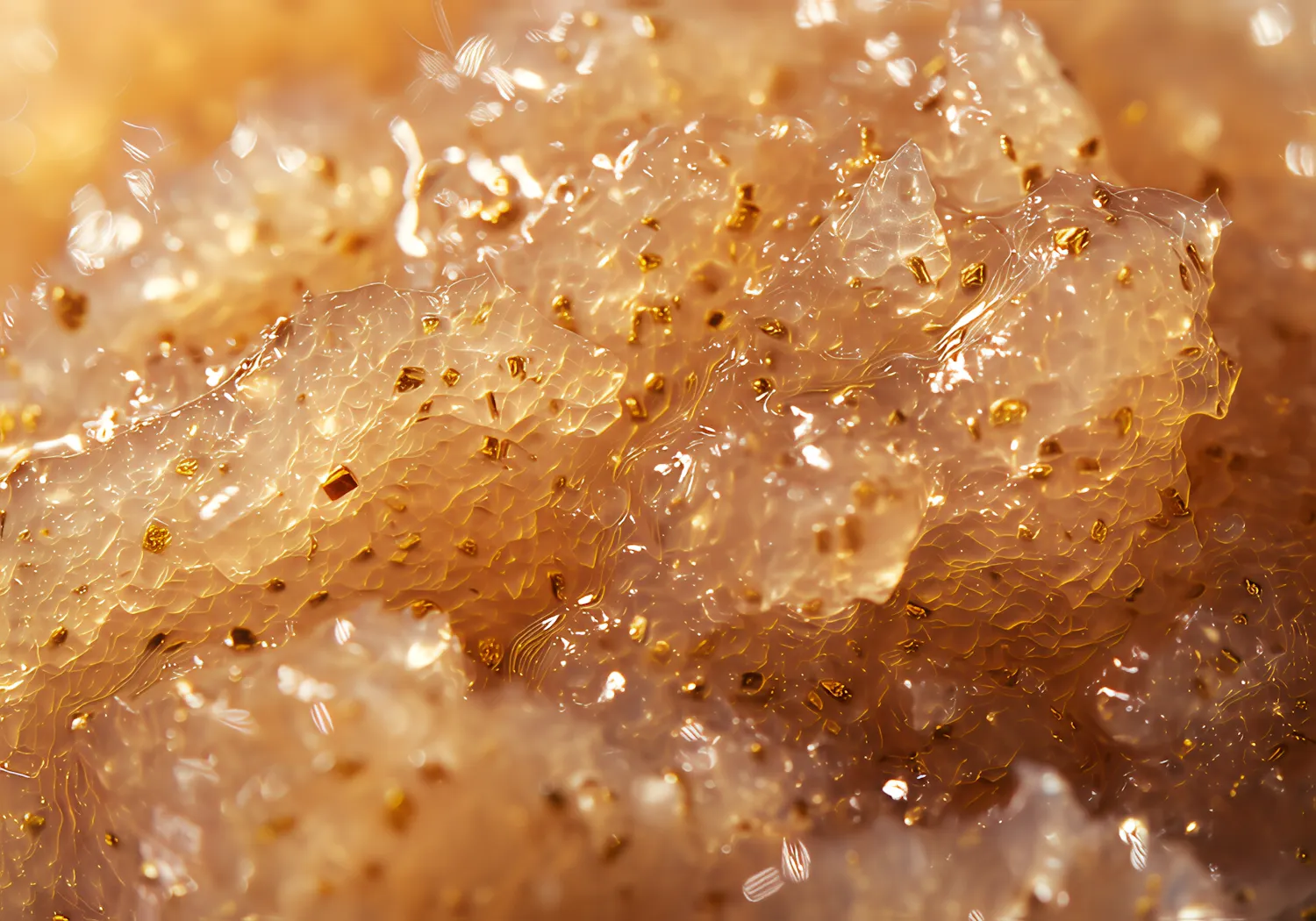 Golden Gel Texture
