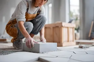 Professional plumbing repair and tiling work