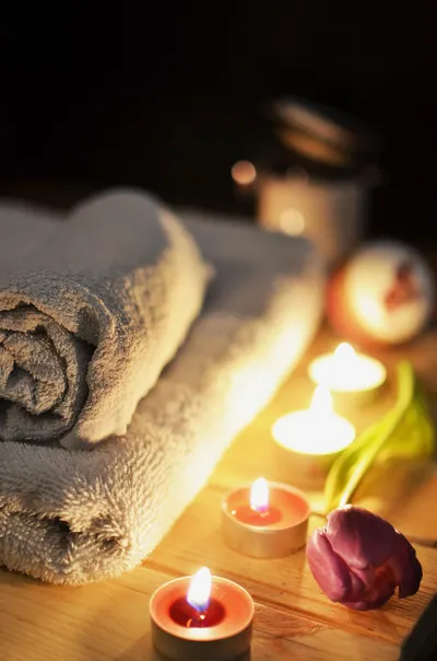 Therapeutic massage candles