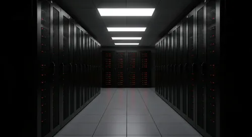 Futuristic Server Room