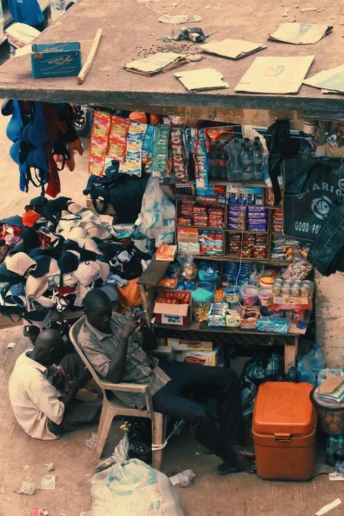 Local market stall
