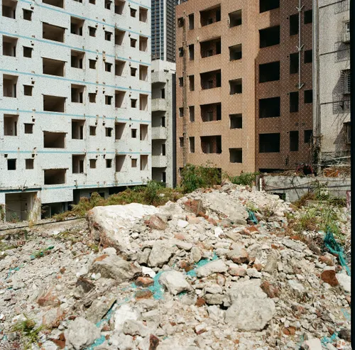 Post construction rubble