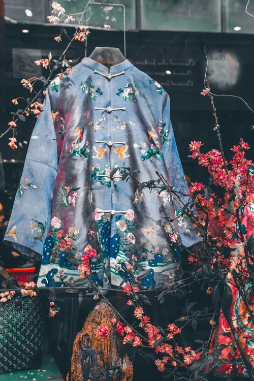 Silk dress shirt