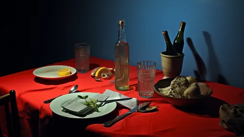 Intimate dining still life
