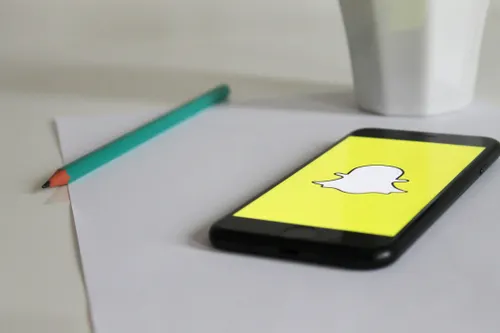 Smartphone with social media icons