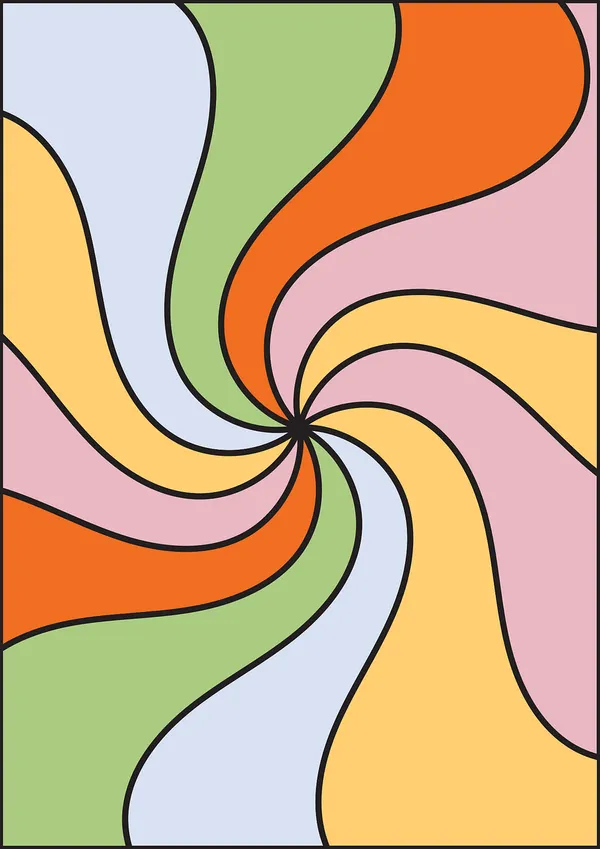 Minimalist retro poster design