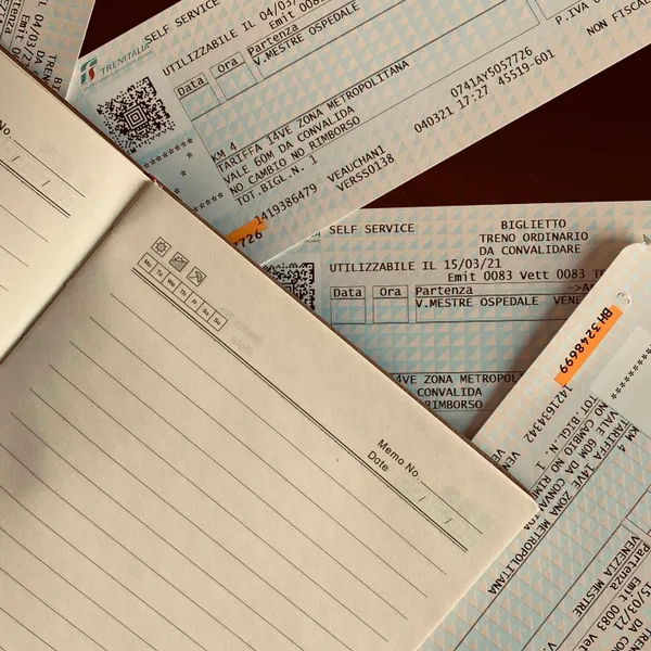 Administrative paperwork for dental visit