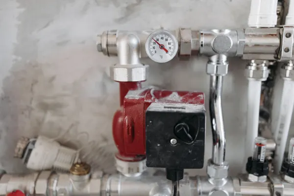 Industrial heating system gauge