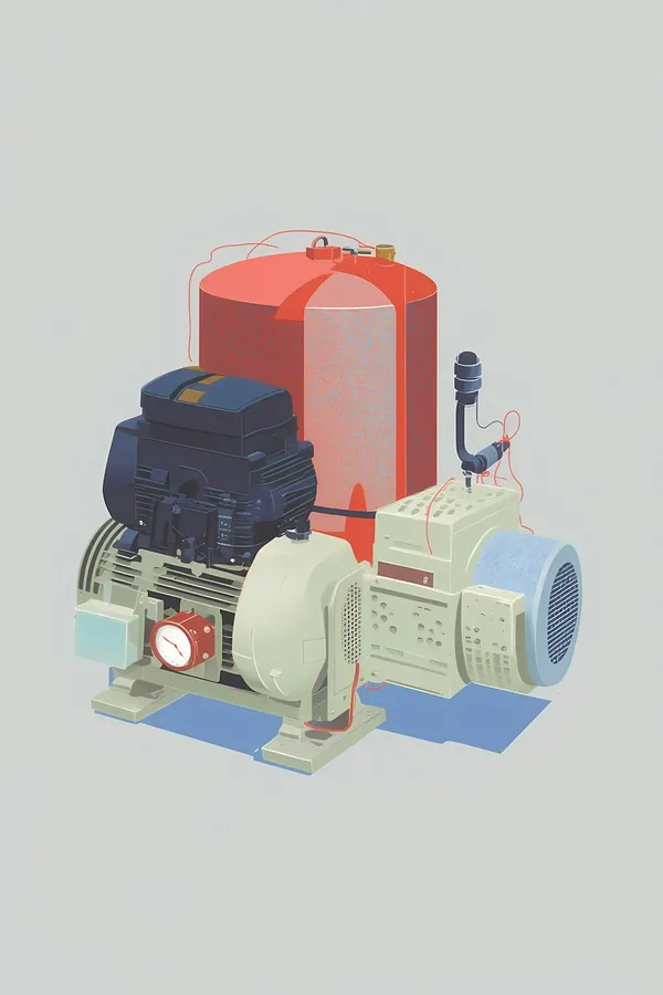 Industrial machinery detail