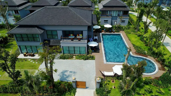 Luxury villa pool