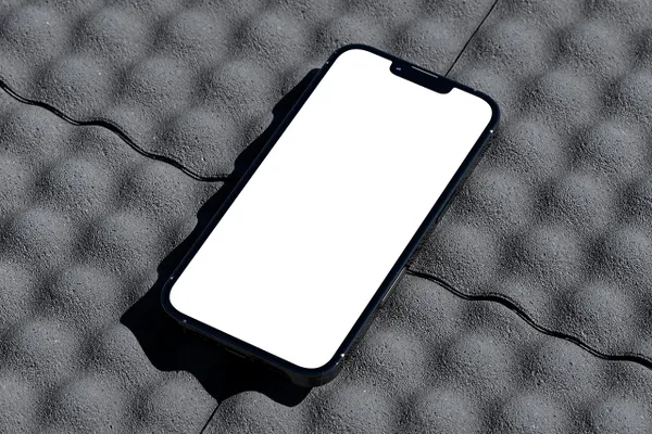 Smartphone visual identity mockup