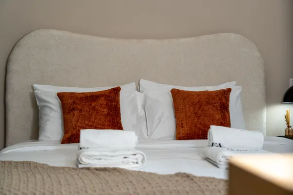 Plush luxury bedroom