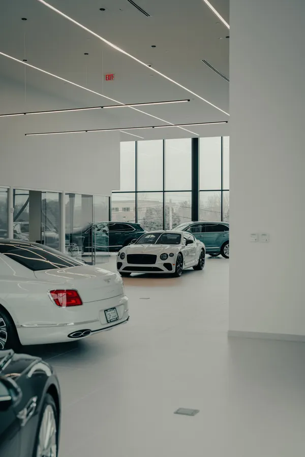 Empty dealership lobby representing lost opportunities