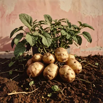 Harvested Potatoes