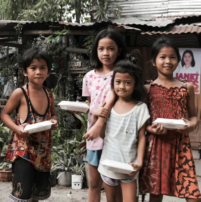 Group of smiling children