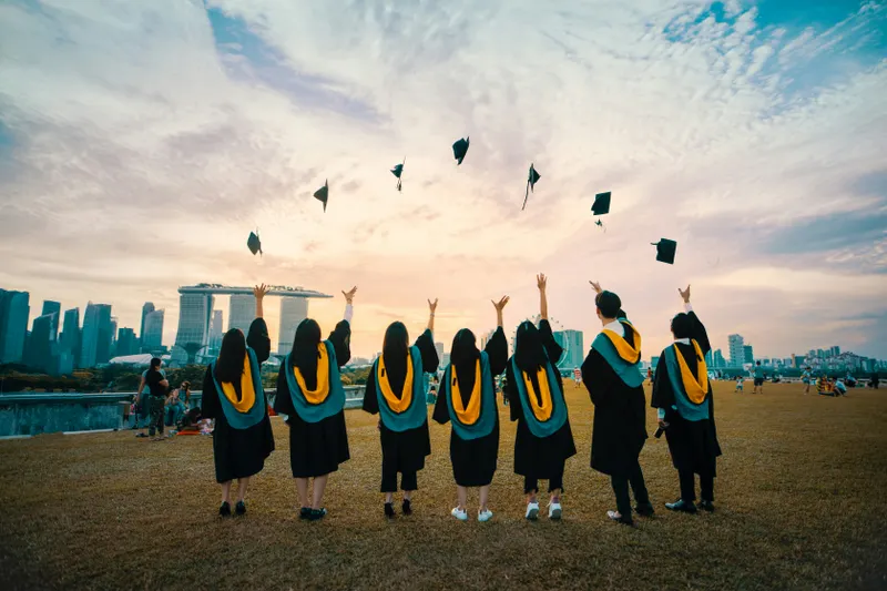 Graduating class of 2024 celebrating their success