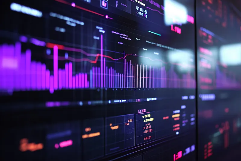Digital Finance Dashboard showing profit graphs
