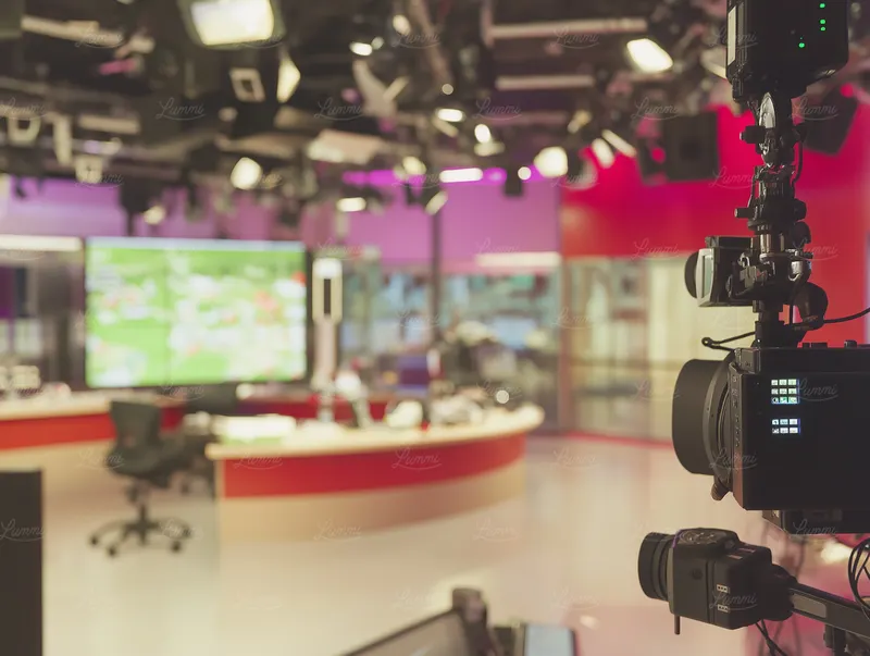 Modern TV Studio Setup