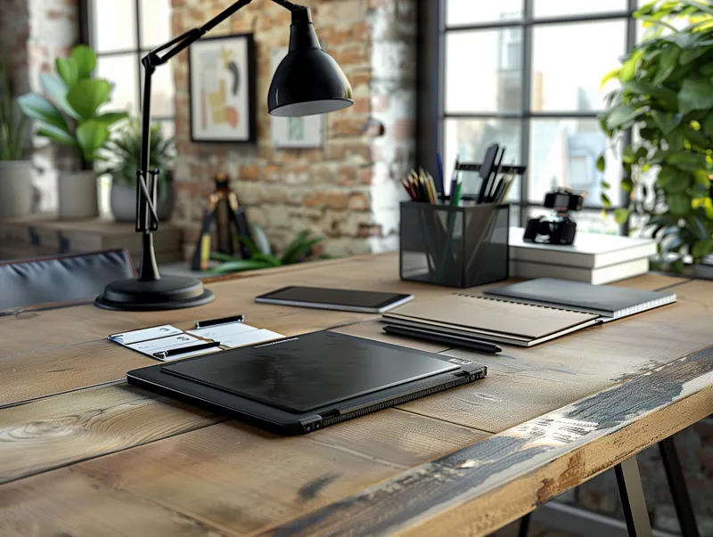 Kenyan professional using a laptop in a sunlit workspace