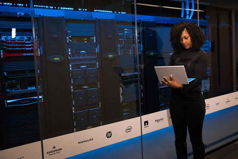 Server infrastructure in Nairobi office