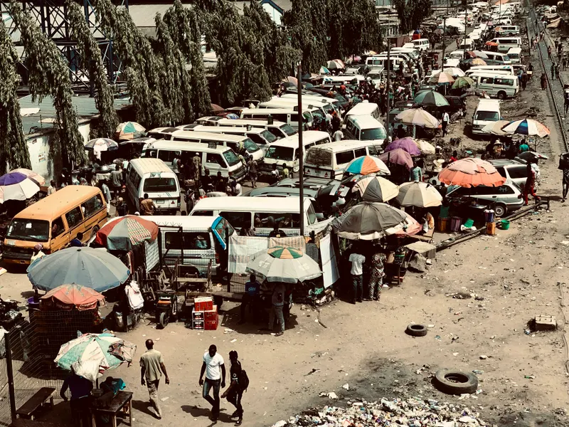 Historical Lagos marketplace context