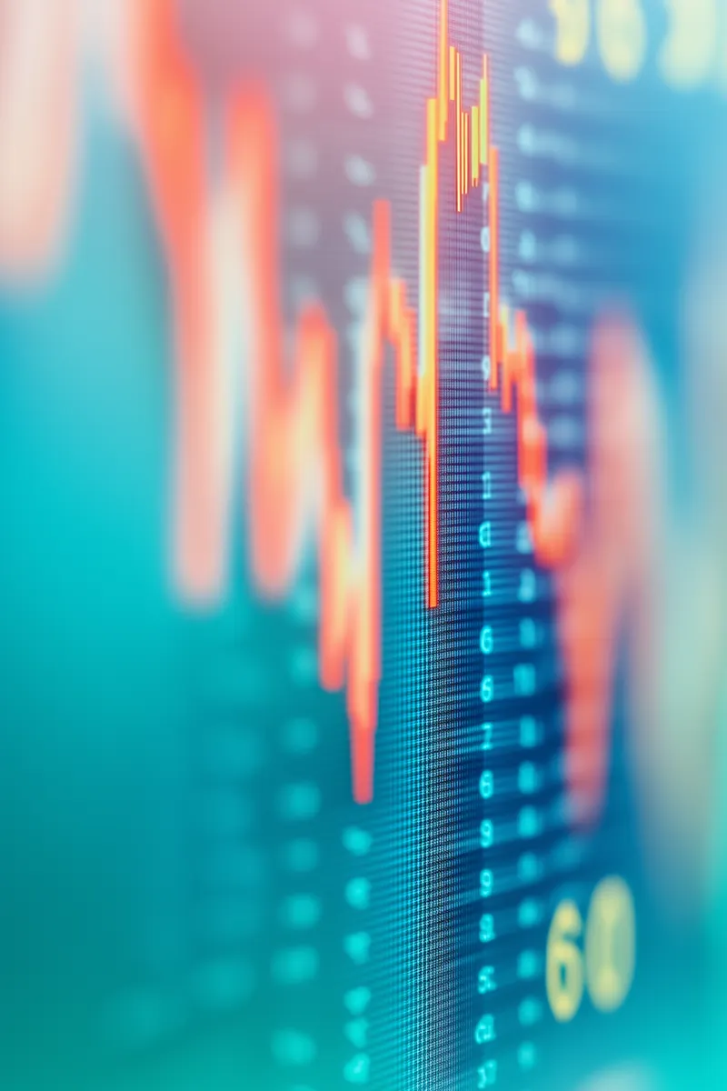 Trader James studying financial charts